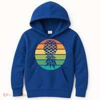 Polyamory And Upside Down Pineapple Summer Vacation Cruise Cute Gift Kids Hoodie thumb 0