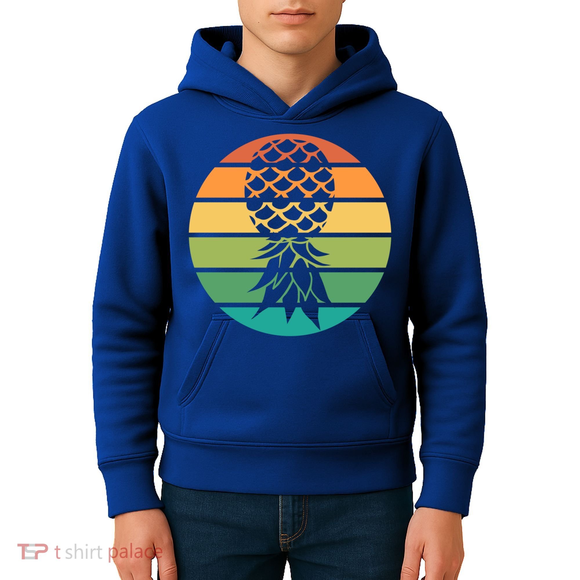 Polyamory And Upside Down Pineapple Summer Vacation Cruise Cute Gift Kids Hoodie