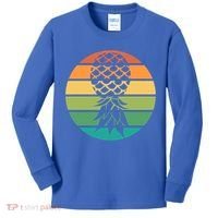 Polyamory And Upside Down Pineapple Summer Vacation Cruise Cute Gift Kids Long Sleeve Shirt thumb 0