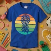 Polyamory And Upside Down Pineapple Summer Vacation Cruise Cute Gift Kids T-Shirt thumb 3