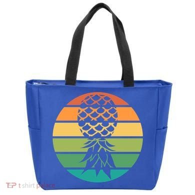 Polyamory And Upside Down Pineapple Summer Vacation Cruise Cute Gift Tote Bag