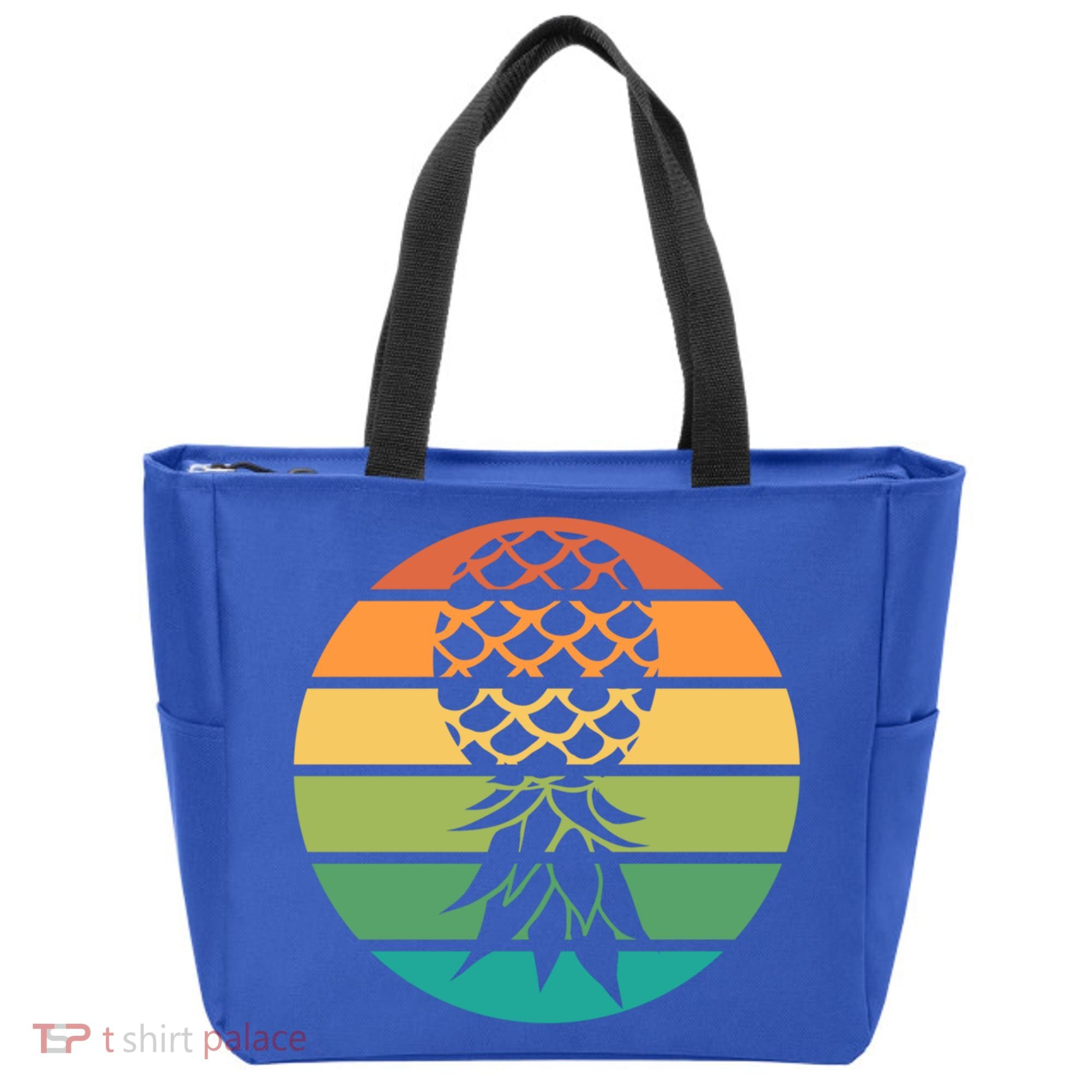Polyamory And Upside Down Pineapple Summer Vacation Cruise Cute Gift Tote Bag