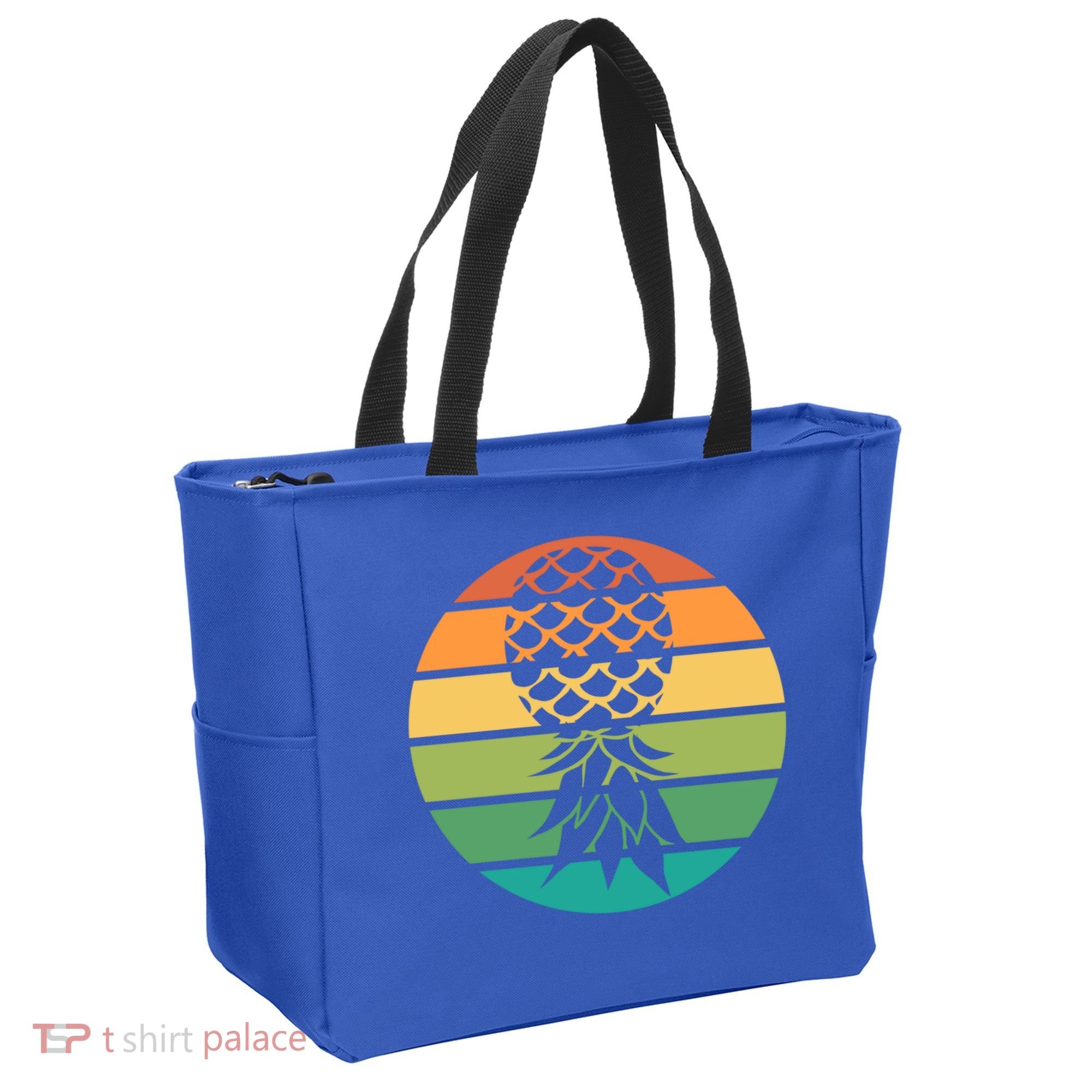 Polyamory And Upside Down Pineapple Summer Vacation Cruise Cute Gift Tote Bag