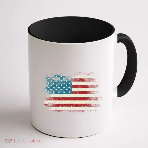 Patriotic American Usa Flag Coffee Mug
