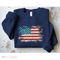 Patriotic American Usa Flag Sweatshirt thumb 2