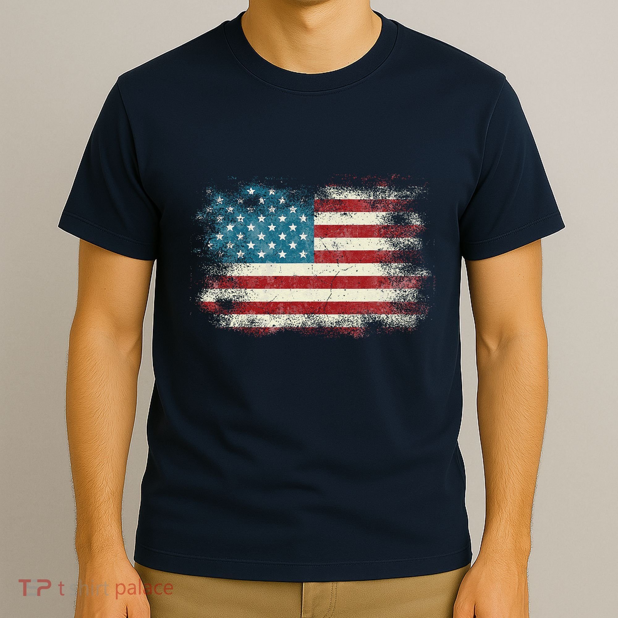 Patriotic American Usa Flag T-Shirt