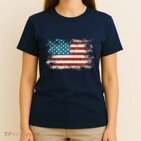 Patriotic American Usa Flag T-Shirt thumb 4