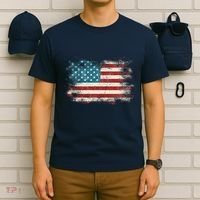 Patriotic American Usa Flag T-Shirt thumb 6