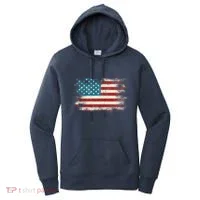 Patriotic American Usa Flag Women's Hoodie thumb 0