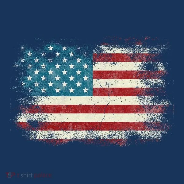 Patriotic American Usa Flag Women's Hoodie