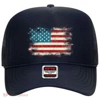 Patriotic American Usa Flag Hat thumb 0
