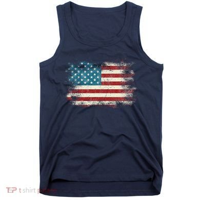 Patriotic American Usa Flag Tank Top