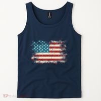 Patriotic American Usa Flag Tank Top thumb 2