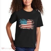 Patriotic American Usa Flag Kids T-Shirt thumb 2