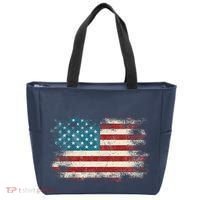 Patriotic American Usa Flag Tote Bag thumb 0