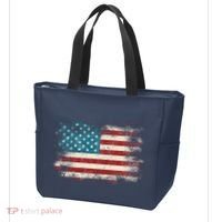 Patriotic American Usa Flag Tote Bag thumb 3