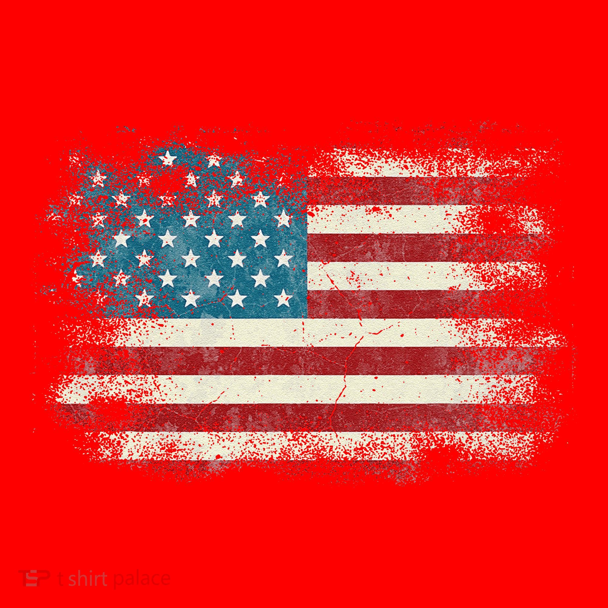 Patriotic American Usa Flag Santa Hat