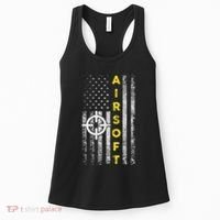 Patriotic Airsoft United States Flag Women's Tank Top thumb 0