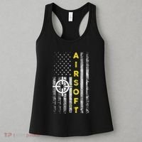 Patriotic Airsoft United States Flag Women's Tank Top thumb 3