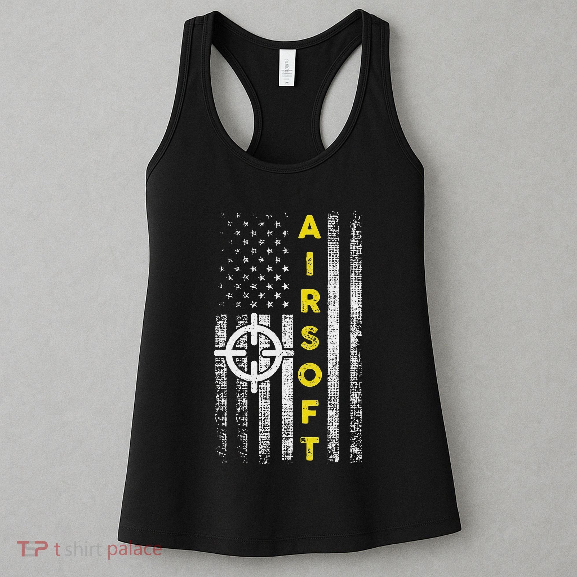Patriotic Airsoft United States Flag Women's Tank Top