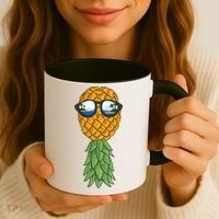 Polyamory And Upside Down Pineapple Summer Vacation Cruise Meaningful Gift Coffee Mug thumb 3