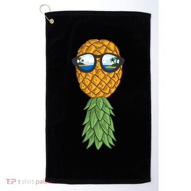 Polyamory And Upside Down Pineapple Summer Vacation Cruise Meaningful Gift Golf Towel
