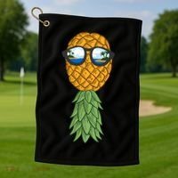 Polyamory And Upside Down Pineapple Summer Vacation Cruise Meaningful Gift Golf Towel thumb 1