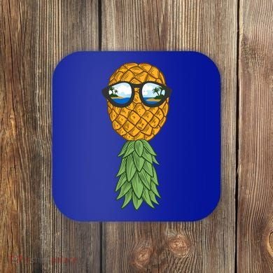 Polyamory And Upside Down Pineapple Summer Vacation Cruise Meaningful Gift Coaster