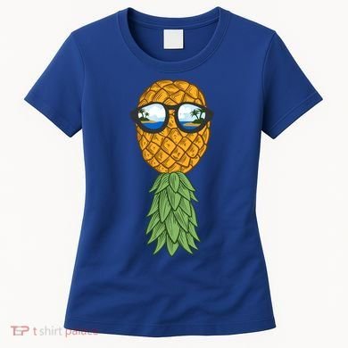 Polyamory And Upside Down Pineapple Summer Vacation Cruise Meaningful Gift Women's T-Shirt