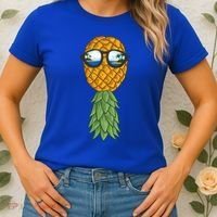 Polyamory And Upside Down Pineapple Summer Vacation Cruise Meaningful Gift Women's T-Shirt thumb 2