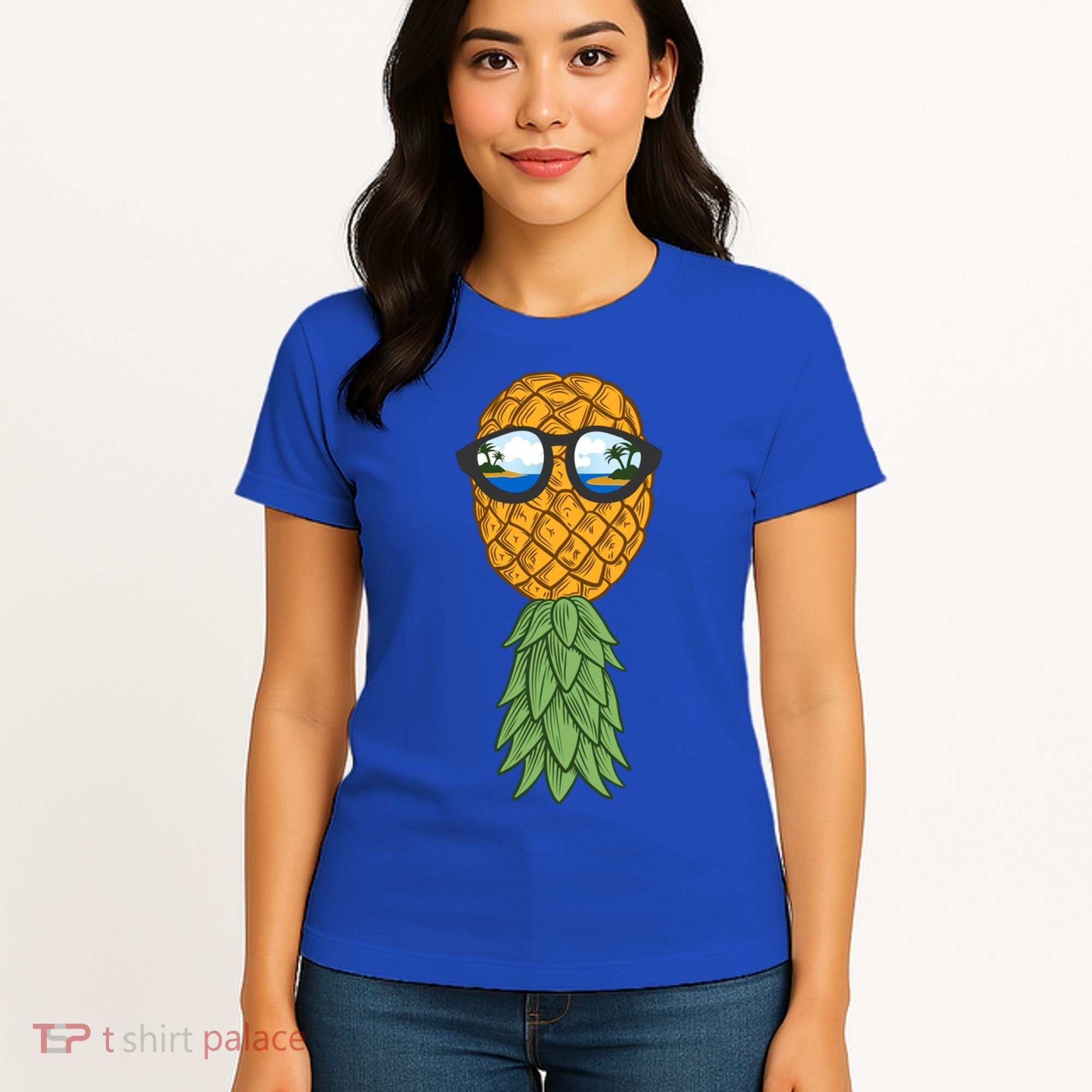 Polyamory And Upside Down Pineapple Summer Vacation Cruise Meaningful Gift Women's T-Shirt