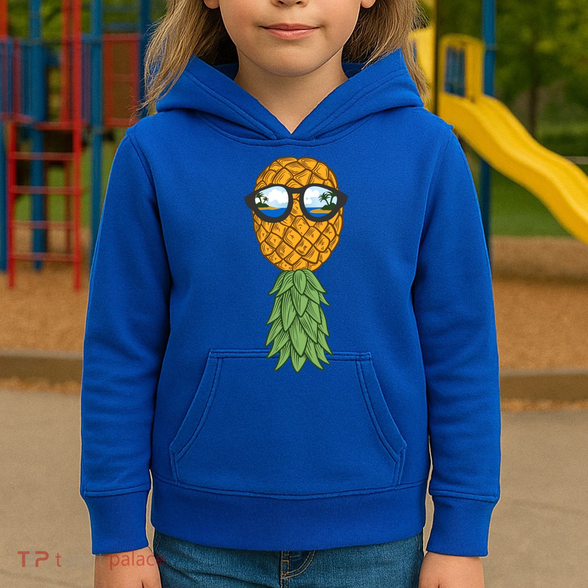 Polyamory And Upside Down Pineapple Summer Vacation Cruise Meaningful Gift Kids Hoodie