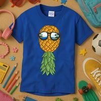 Polyamory And Upside Down Pineapple Summer Vacation Cruise Meaningful Gift Kids T-Shirt thumb 3
