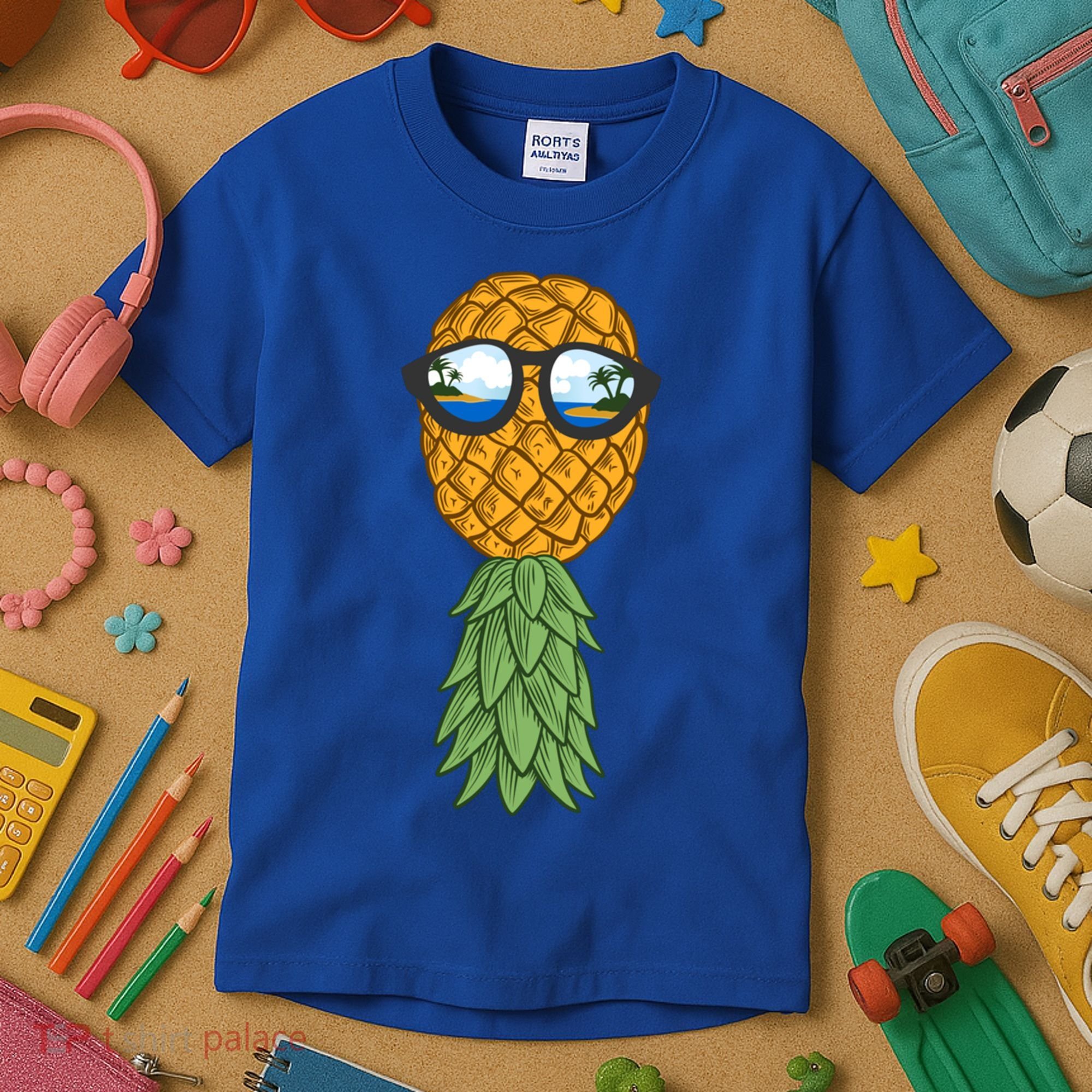 Polyamory And Upside Down Pineapple Summer Vacation Cruise Meaningful Gift Kids T-Shirt
