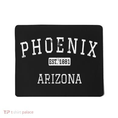 Phoenix AZ Vintage 70s Retro Throwback Design Mousepad