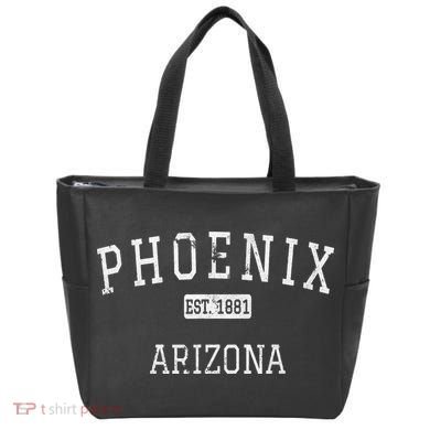 Phoenix AZ Vintage 70s Retro Throwback Design Tote Bag