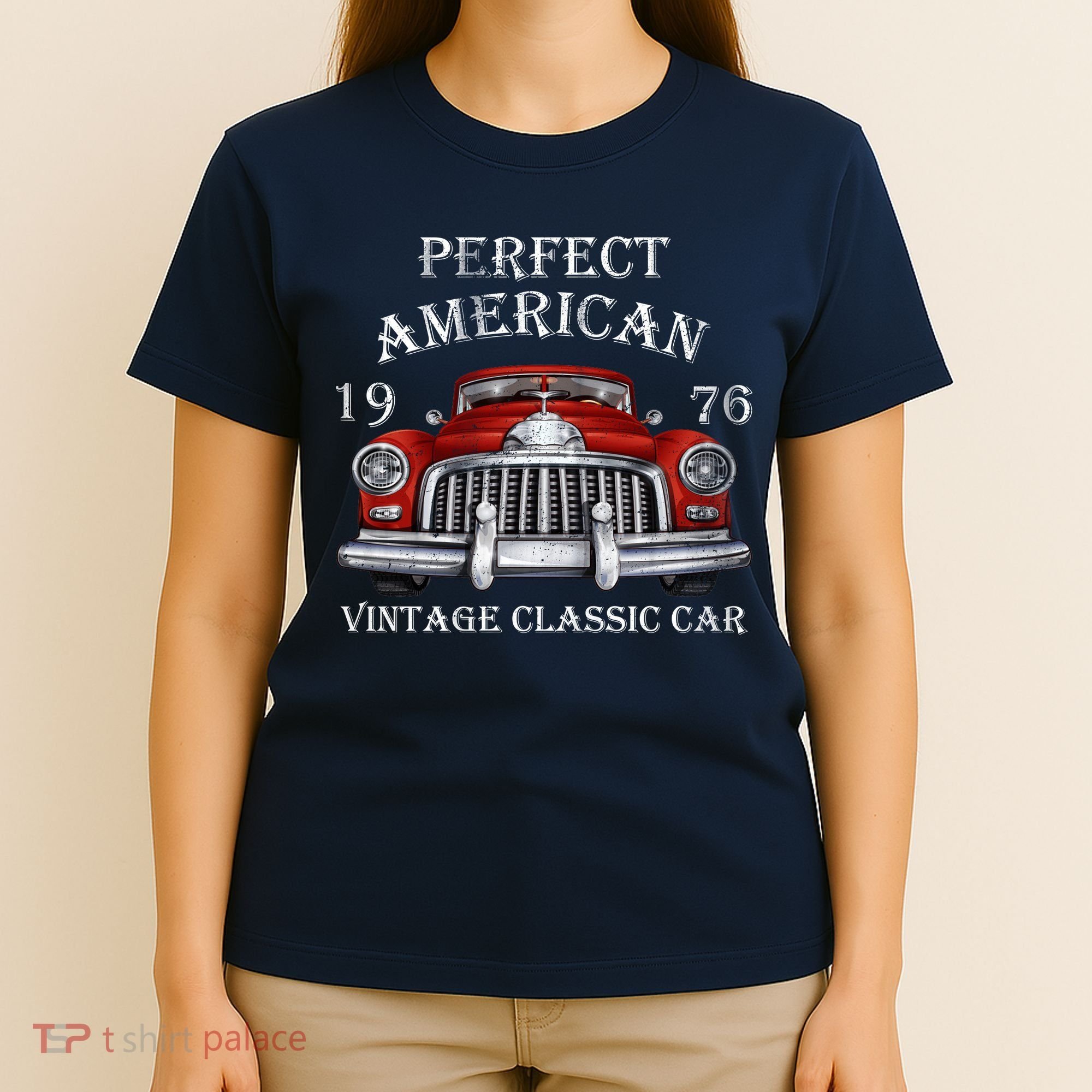 Perfect American Vintage Classic Car 1976 T-Shirt