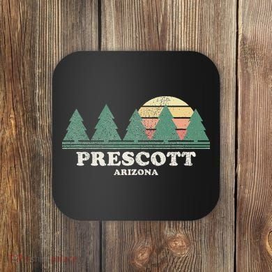 Prescott Az Vintage Throwback Retro 70s Design Coaster