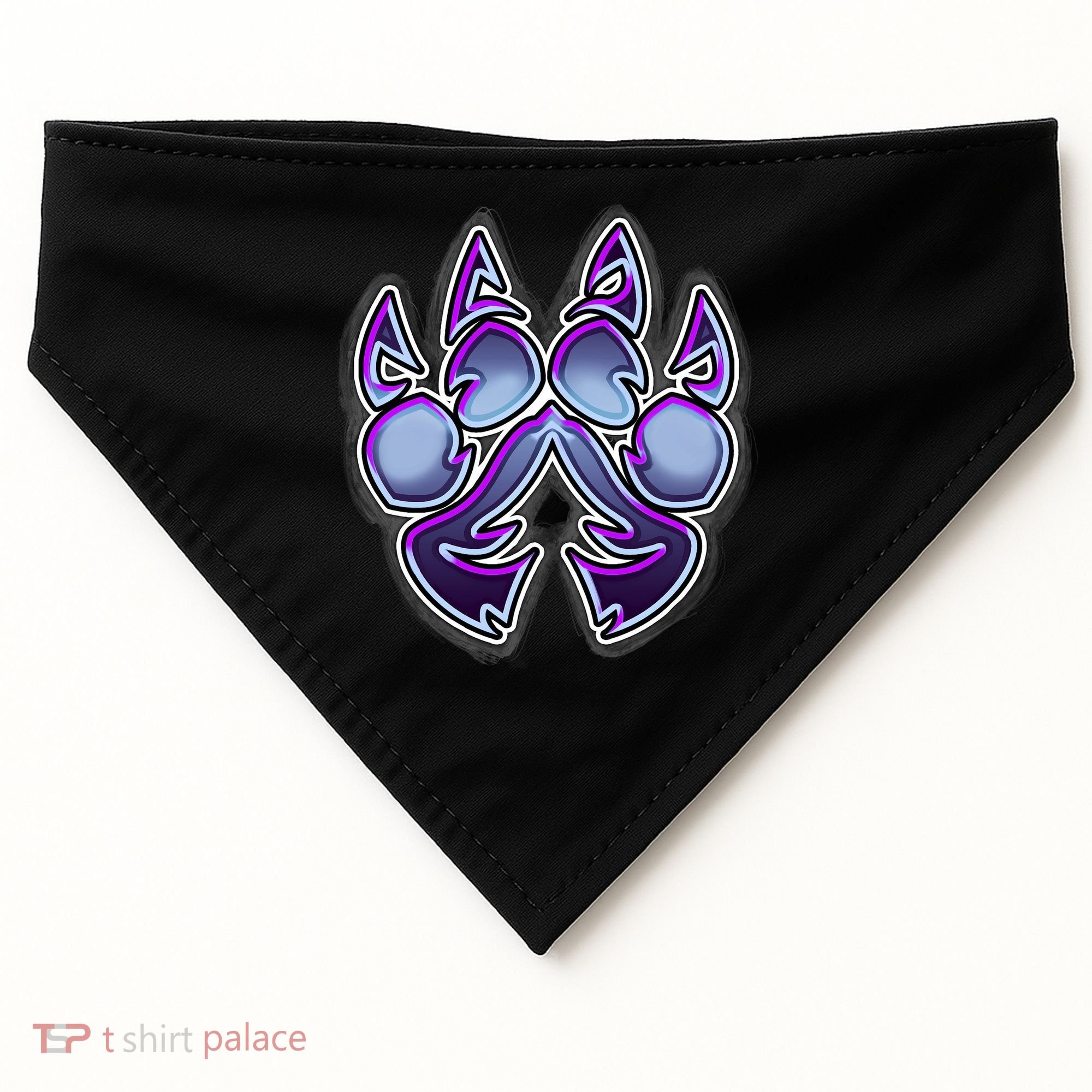 Paw Print USA-Made Doggie Bandana