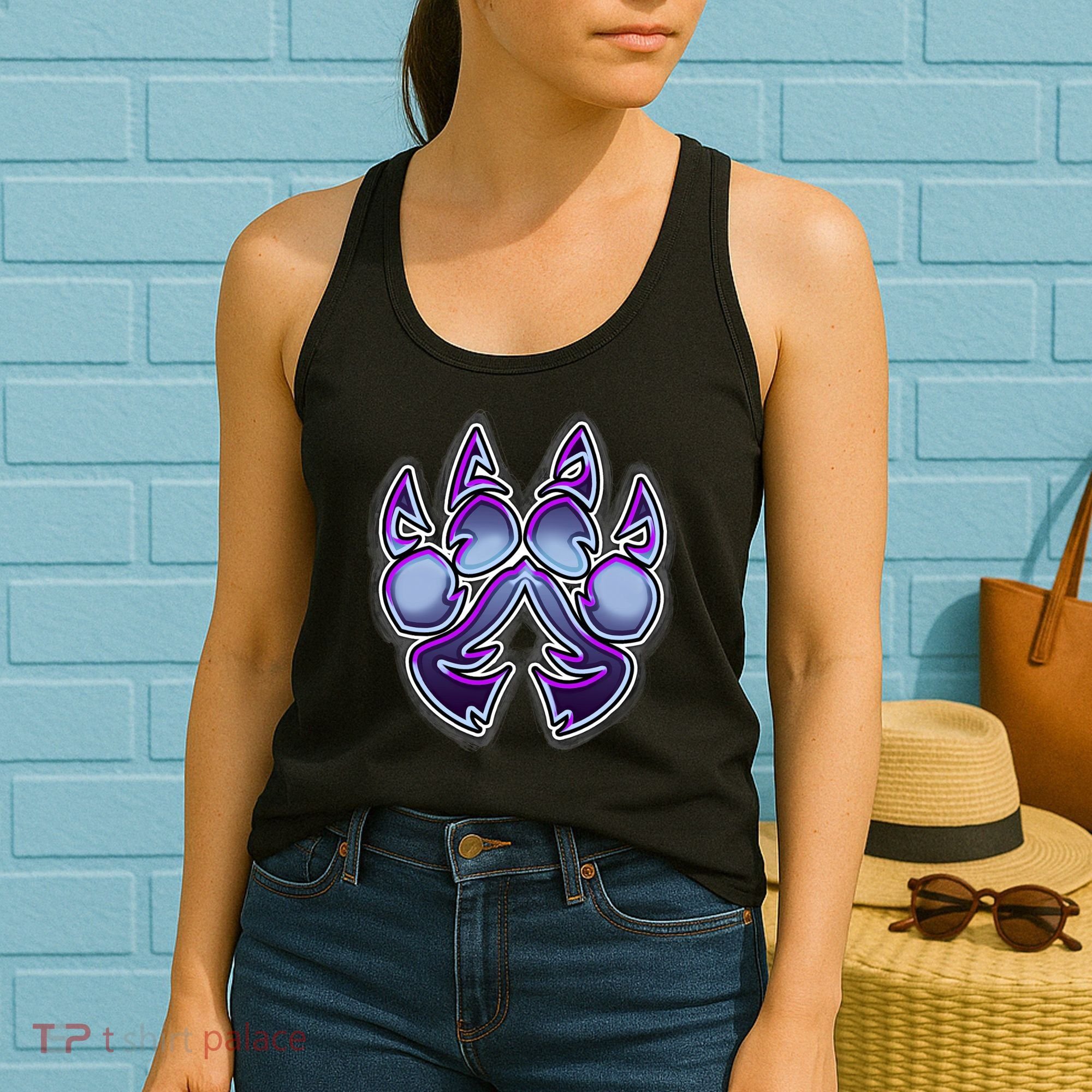 Paw Print Women's Tank Top