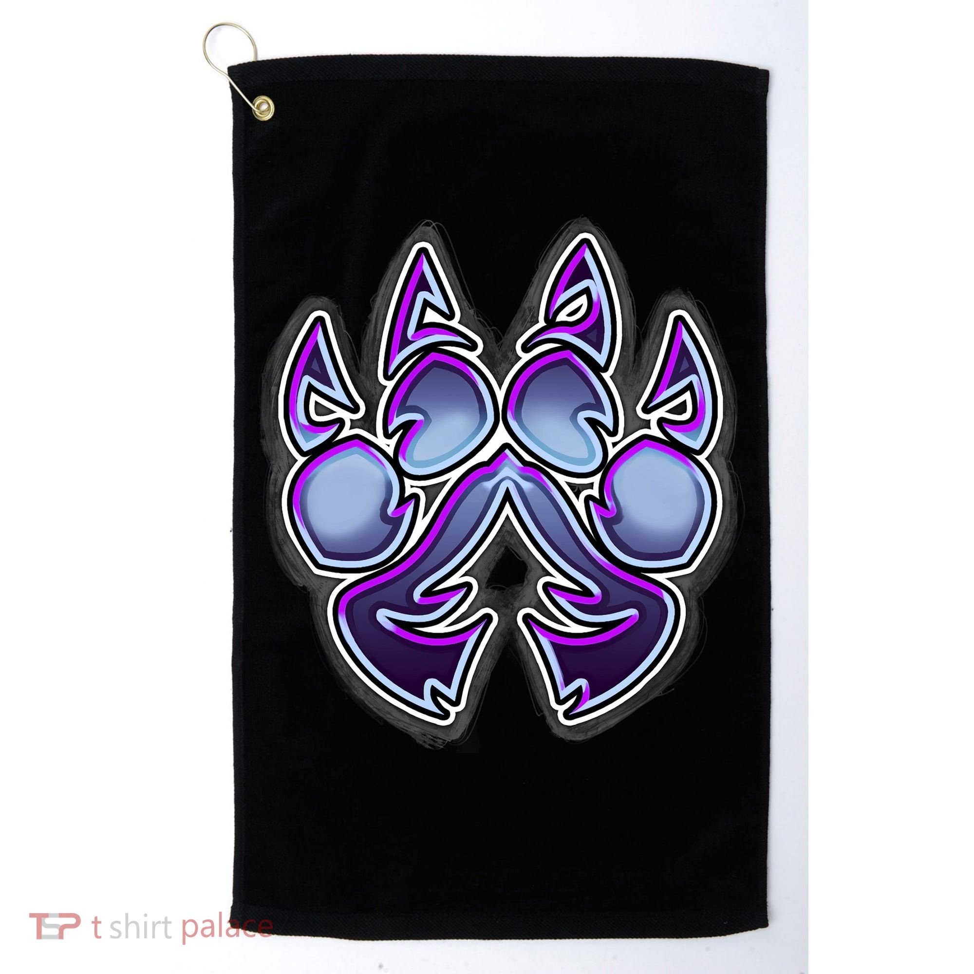 Paw Print Golf Towel