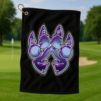 Paw Print Golf Towel thumb 1