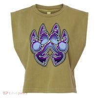 Paw Print Garment-Dyed Women's Muscle Tee thumb 0