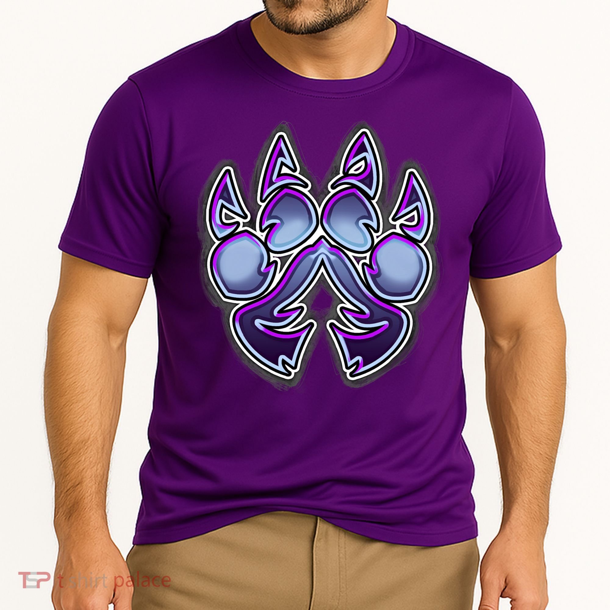 Paw Print Cooling Performance Crew T-Shirt