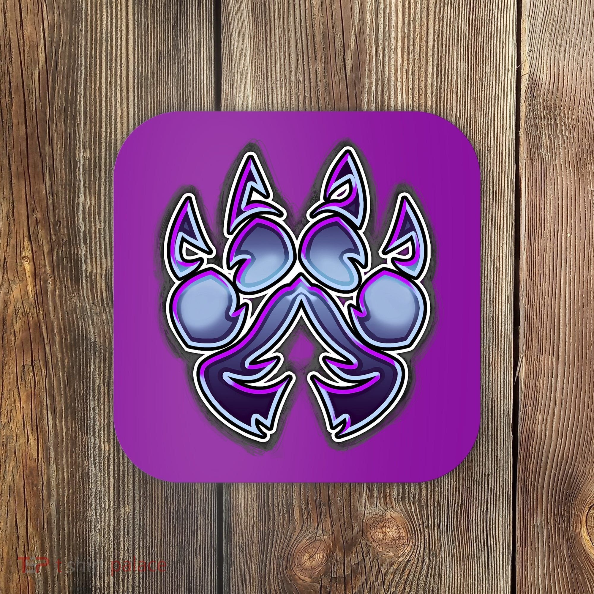 Paw Print Coaster