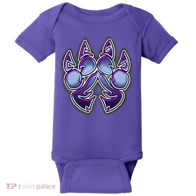 Paw Print Baby Bodysuit