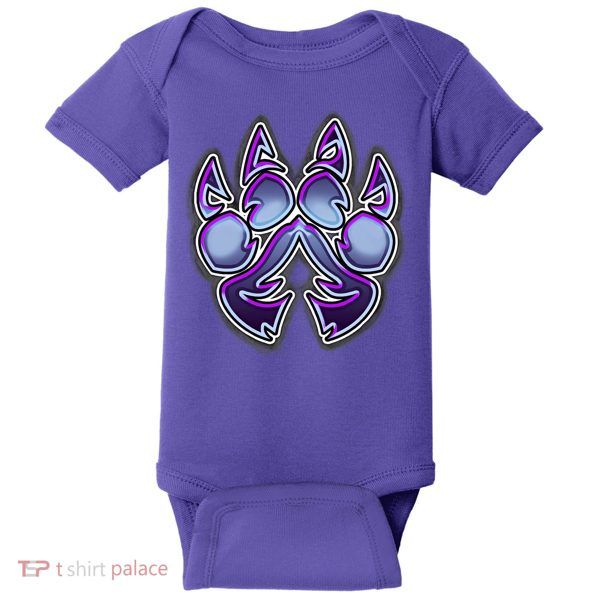 Paw Print Baby Bodysuit