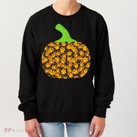 Paw Print Pumpkin Women's Sweatshirt thumb 0
