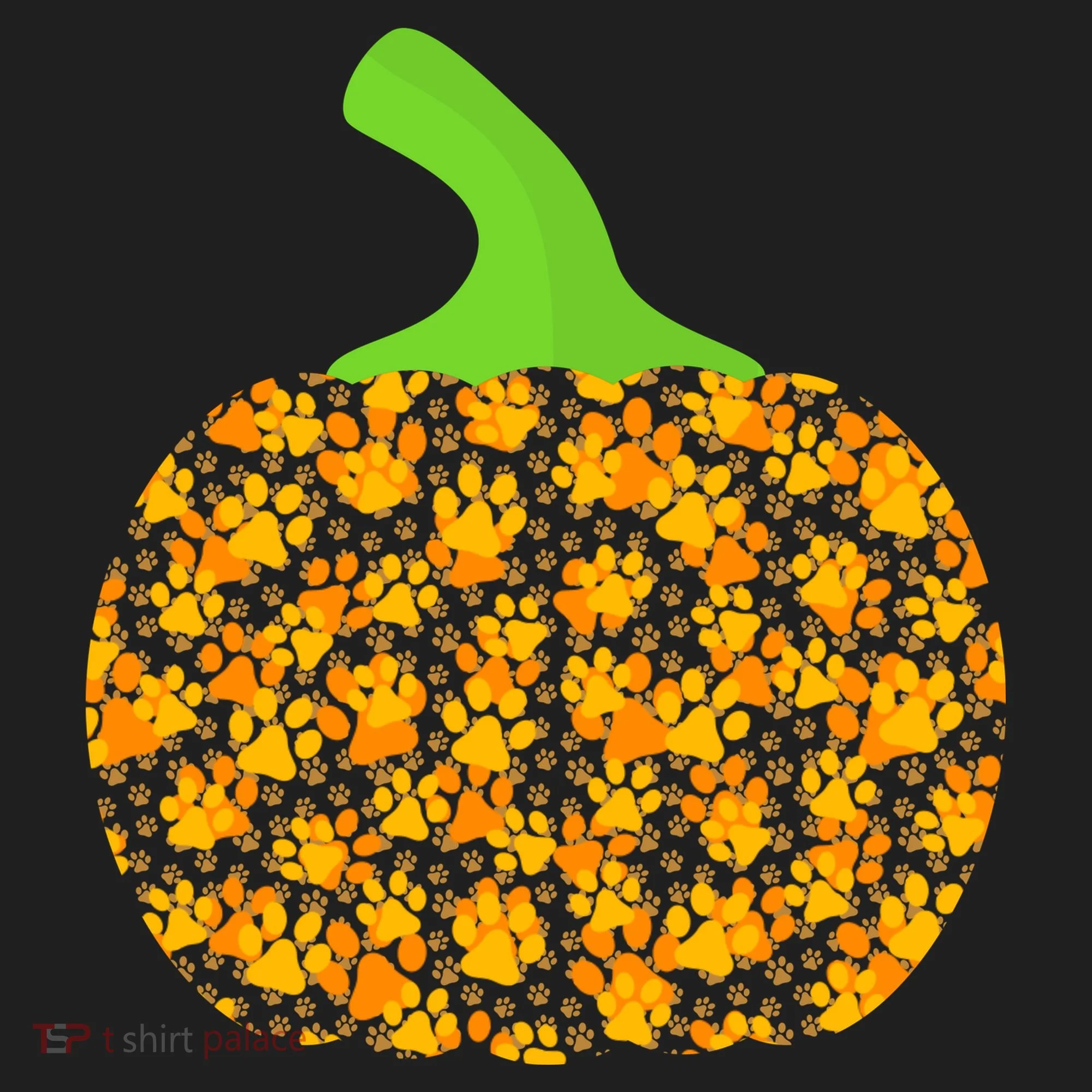 Paw Print Pumpkin Women's Sweatshirt