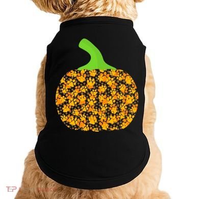 Paw Print Pumpkin Doggie Tank
